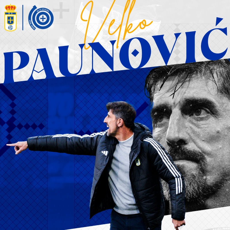 带队征战西甲!官方:奥维耶多与主帅保诺维奇续约一年