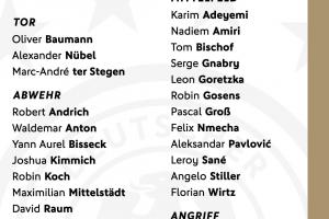 将战葡萄牙!德国名单:维尔茨&萨内&格纳布里入选,穆西亚拉缺席