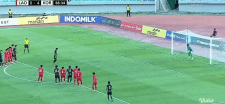 韩国U23 7-0狂胜老挝U23